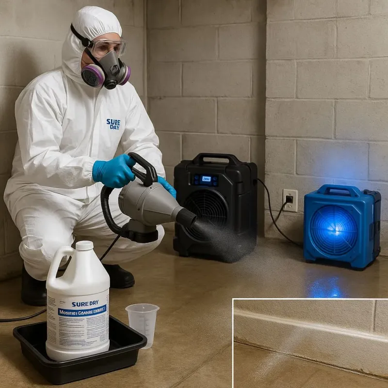 Sanitization and Odor Removal process in Nutter Fort, WV